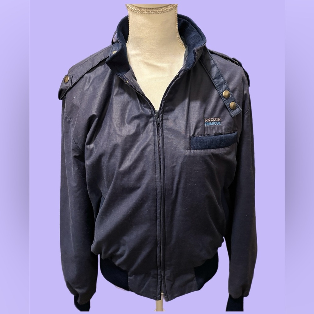 Small Vintage Navy Bomber Jacket